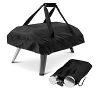 Fenghome Cubierta para Horno de Pizza para Ooni Fyra 12, Resistente al Agua, Resistente a la Intemperie, Tela Oxford, Horno de Pizza, Bolsa para Horno de Pizza, Accesorios, Negro (72 x 40 x 16 cm)