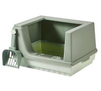 FENGJISUN Arenero Gatos Caja Arena Gato Caja De Arena para Gatos Extraíble Antisalpicaduras, Espacio Extra Grande, Valla Alta, para Gatitos Y Gatos Mayores Caixa De Areia para Gatos(41x30x31 cm)