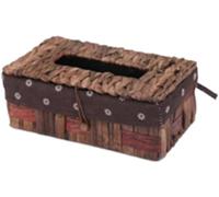 FENGJISUN Caja De Pañuelos De Papel Oficina Caja de Tejido bambú Hecho a Mano Moda Almacenamiento servilletas for el hogar Decoración del Decoración(Style7)