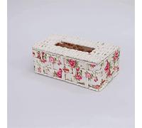 FENGJISUN Caja De Pañuelos De Papel Oficina Caja de Tejido bambú Hecho a Mano Moda Almacenamiento servilletas for el hogar Decoración del Decoración(Style2)