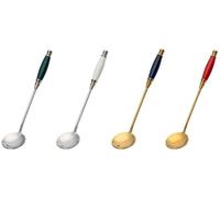 FENGJISUN Cuchara De Cocina Cuchara de café Acero Inoxidable, Cuchara pequeña Retro, Postre agitadora Delicada para Cocina casera, 1,18 cm x 5,7 para Hogar Restaurante(E)