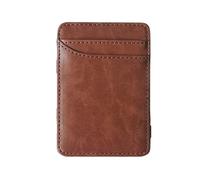 FENGJISUN Monedero Cartera Cartera De Cuero para Hombre, Billetera Ultrafina De Gran Capacidad, Bolso Vintage, Bolso De Mano para Hombre, Tarjetero De Visita Accesorios De Viaje(Bruin)