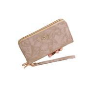 FENGJISUN Monedero Cartera Monederos Suaves Carteras De Cuero Carteras De Flores Serie Monederos Organizador Monedero Accesorios De Viaje(B)