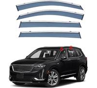 FENGJP Coche Deflectores para Cadillac XT6 MK1 2019-2023 2024+ Ventana Derivabrisas Lateral Deflectores Viento Aire Deflector Viseras Lluvia Visera