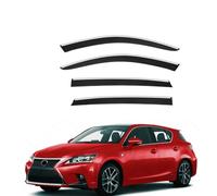 FENGJP Coche Deflectores para Lexus CT200H MK1-ZWA10 2011-2021 Ventana Derivabrisas Lateral Deflectores Viento Aire Deflector Viseras Lluvia Visera