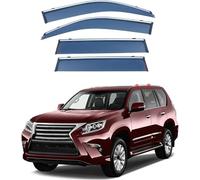 FENGJP Coche Deflectores para Lexus GX460 GX400 J150 2010-2020 2021 2022 2023 Ventana Derivabrisas Lateral Deflectores Viento Aire Deflector Viseras Lluvia Visera