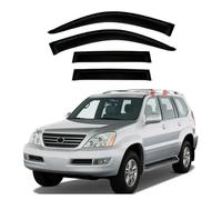 FENGJP Coche Deflectores para Lexus GX470 J120 2001-2008 Ventana Derivabrisas Lateral Deflectores Viento Aire Deflector Viseras Lluvia Visera