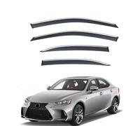 FENGJP Coche Deflectores para Lexus IS XE30 2014-2019 Ventana Derivabrisas Lateral Deflectores Viento Aire Deflector Viseras Lluvia Visera