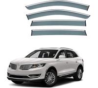 FENGJP Coche Deflectores para Lincoln MKX MK2 2016-2018 Ventana Derivabrisas Lateral Deflectores Viento Aire Deflector Viseras Lluvia Visera