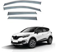 FENGJP Coche Deflectores para Renault Captur J87 2013-2018 Ventana Derivabrisas Lateral Deflectores Viento Aire Deflector Viseras Lluvia Visera