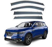 FENGJP Coche Deflectores para Renault Samsung QM6 MK2-HC 2017-2023 Ventana Derivabrisas Lateral Deflectores Viento Aire Deflector Viseras Lluvia Visera