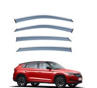 FENGJP Coche Deflectores para Skoda Kodiaq GT 2019+ Ventana Derivabrisas Lateral Deflectores Viento Aire Deflector Viseras Lluvia Visera