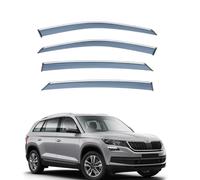 FENGJP Coche Deflectores para Skoda Kodiaq MK1-NS7 2017-2024 Ventana Derivabrisas Lateral Deflectores Viento Aire Deflector Viseras Lluvia Visera