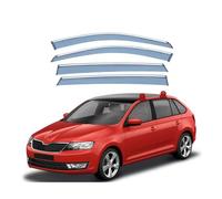 FENGJP Coche Deflectores para Skoda Rapid Spaceback NH123 2014+ Ventana Derivabrisas Lateral Deflectores Viento Aire Deflector Viseras Lluvia Visera