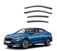 FENGJP Coche Deflectores para Skoda Slavia MK1 2022+ Ventana Derivabrisas Lateral Deflectores Viento Aire Deflector Viseras Lluvia Visera