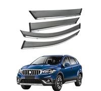 FENGJP Coche Deflectores para Suzuki S-Cross 2014-2020 Ventana Derivabrisas Lateral Deflectores Viento Aire Deflector Viseras Lluvia Visera