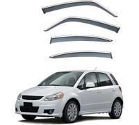 FENGJP Coche Deflectores para Suzuki SX4 Hatchback MK1-GY-EY-RW 2006-2018 Ventana Derivabrisas Lateral Deflectores Viento Aire Deflector Viseras Lluvia Visera