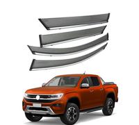 FENGJP Coche Deflectores para VW Amarok MK2 2022+ Ventana Derivabrisas Lateral Deflectores Viento Aire Deflector Viseras Lluvia Visera