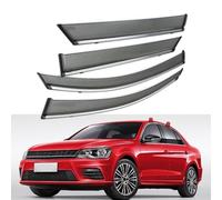 FENGJP Coche Deflectores para VW Bora Sedan 2008-2015 Ventana Derivabrisas Lateral Deflectores Viento Aire Deflector Viseras Lluvia Visera