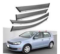 FENGJP Coche Deflectores para VW Golf 6 2009-2012 Ventana Derivabrisas Lateral Deflectores Viento Aire Deflector Viseras Lluvia Visera