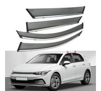 FENGJP Coche Deflectores para VW Golf 8 MK8 2020 2021 2022 2023 Ventana Derivabrisas Lateral Deflectores Viento Aire Deflector Viseras Lluvia Visera