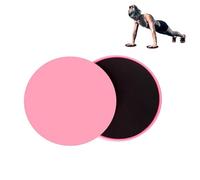 Fenglin-joy Discos Deslizantes, 2PCS Sliders de Ejercicio Cara Disco Abdominales Discos Doble Cara Deslizantes para Abdominales, Ejercicios en el Hogar (Rosa)