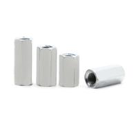 fengpeng Espaciador de separación acero al carbono Chapado en Zinc hembra a, pilares hexagonales M3 M4 M5 M6(8mm,M6 5pcs)