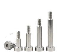 fengpeng Tornillo de límite molde acero inoxidable 304, cabeza tornillo rodamiento, Hexagonal interno posicionado en hombro, M2 .5 M3 M4(25mm (2pcs),(D3) M2.5)