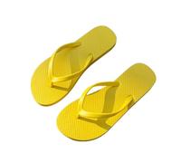 fengqingyunyan0304 Diapositivas, Chanclas con clip for mujer - Sandalias de playa de verano con suela plana,para mujeres y hombres(Yellow,43 EU)