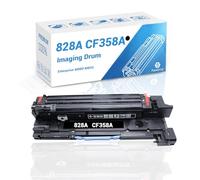 FenGrid Cartucho de tóner remanufacturado 828A CF358A - Tambor de imagen CF358A CF359A CF364A CF365A Reemplazo de unidad de tambor para HP Laserjet Enterprise M855dn 855xh 880 880Z (negro)
