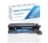 FenGrid Cartucho de tóner remanufacturado 828A CF359A - Tambor de imagen CF358A CF359A CF364A CF365A para HP Laserjet Enterprise M855dn 855xh 880 880Z (cian)