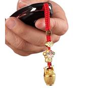 Fengs Shuis - Colgante de amuleto de llave de prosperidad, talismán de , dije de Dios de la riqueza, colgante de dinero de la suerte, llaveros de éxito y abundancia, adorno de