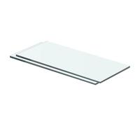 Fengshui Estantes transparentes de vidrio templado de 40 x 12 cm, 2 unidades, soporta hasta 15 kg, ideal para paredes de láminas y elementos decorativos modernos en hogares y tiendas.