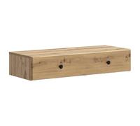Fengshui Mesa auxiliar montada en la pared 87,5 x 34,5 x 17 cm | Material de madera, con cajón, diseño moderno, versátil