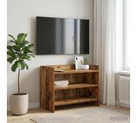 Fengshui Mueble para TV 60 x 33 x 47 cm de madera | Compartimentos espaciosos, diseño rectangular, superficie fácil de limpiar, montaje en pareja