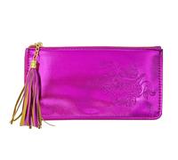 fengshuisale Cartera de borla plateada 2025, Púrpura, 19.7*10.7cm