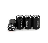 FENGXIONGHUAJI 4×Aluminio para Vástago de Válvula de Neumático para Mazda CX80 2021-2025, Tapon de Rueda de Coche con Sello, Resistente A La Corrosión
