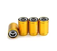 FENGXIONGHUAJI 4×Aluminio para Vástago de Válvula de Neumático para Mazda CX9 2021, Tapon de Rueda de Coche con Sello, Resistente A La Corrosión