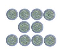 Fengyan Bombillas domésticas Bombilla LED DC 24V 5W MR16 - 50W equivalente GU5.3 Base - for el hogar, empotrada, acento, iluminación de riel, paquete de 10 Iluminación doméstica ( Color : Blanco cáli