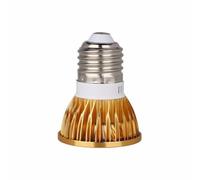 Fengyan Bombillas Domésticas, Paquete de 1 foco LED CA 85-265 V GU10/E27/B22, 3/5/7 W, MR16, CC 12 V(Warm White,E27 7W 85-265V)