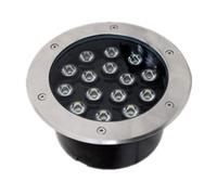 Fengyan Home Bulbs, Pack of 5, LED Underground Light AC85-265V 15w/18w 304 Stainless Steel Cover Lamp Red/Blue/Green Light Household Lamp