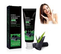 Fengyang® Pasta De Dientes De Carbón De Bambú, Deep Clean White Toothpaste, Blanqueamiento Dental Natural, Aliento Fresco Y Protector Bucal