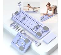 FengZeYing Máquina reformadora de pilates mejorada para el hogar, tabla abdominal multifuncional, rebote automático, rueda de abdominales, equipo de entrenamiento de cuerpo completo