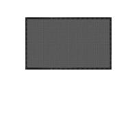 FENIQG 1 Pieza Parasol para Techo Solar de Volkswagen Polo Lower Boot Mat 2018+ Malla Magnética Transpirable Protección UV Red Anti-Mosquitos Negro Poliéster,S