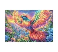 Fénix arcoíris Puzzle 1000 Piezas 3D Creativo Detallado Haze Radiance Cosmos Rompecabezas para Hombres Y Mujeres Decoración Hogar Moderno Construir Maquetas 1000 PCS