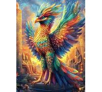 Fénix arcoíris Rompecabezas 1000 Piezas Cartón Grueso para Parejas Cuentos de Hadas de Animales y Plantas Desarrollo Habilidades Pieza Decorativa Casa Pack Completo Regalo Cumpleaños 1000 PCS