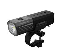 fenix BC22R - Luz de bicicleta frontal recargable para viajes/todoterreno, 1400 lúmenes, 156 m, 41 horas máximo, iluminación blanca brillante, lente de corte facula, dos opciones de montaje incluidas,