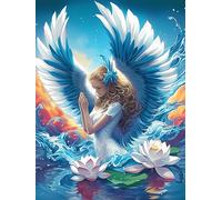 Fénix Blanco con Alas de Ángel Rompecabezas 300 Piezas Cartón Grueso para Parejas Mascota de Vida Silvestre Desarrollo Habilidades Actividad Familiar Educativa Decoración Dormitorio 300 PCS