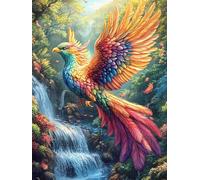 Fénix Cascada Rompecabezas 1000 Piezas Cartón para Toda La Familia Animales de Paisaje Natural Entretenimiento Casero Calmar La Mente Calidad Profesional Detalle De Regalo 1000 PCS