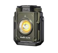 FENIX CL27R Linterna verde recargable multihaz | 1600 lúmenes | 180 m | 285 horas máximo | Modo de luz roja | Ajuste continuo de temperatura de color y brillo | Mango magnético de 360° | IP66